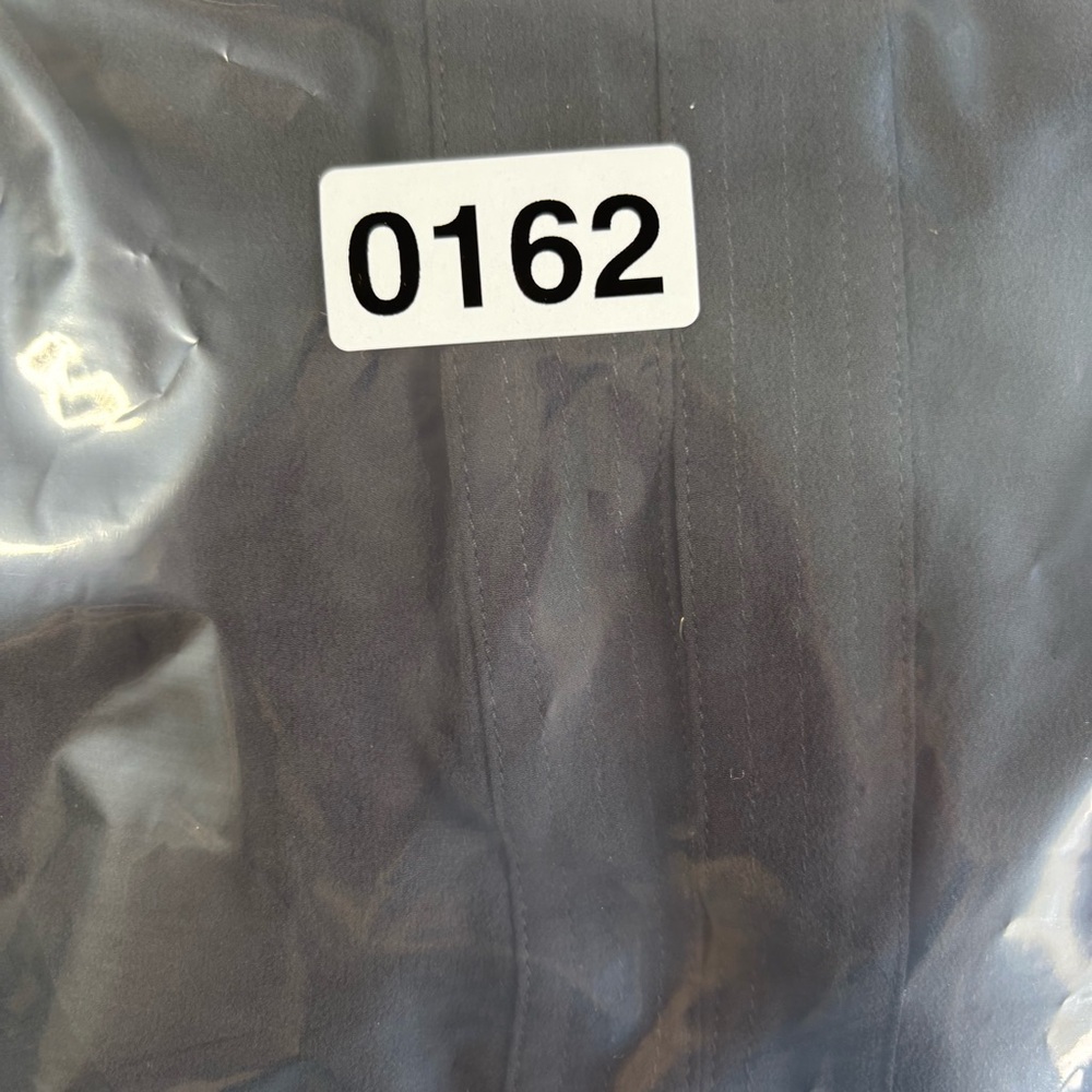 J. Crew  Womens M Black Silk Blouse Top Button Cuff Vintage Deadstock - Picture 12 of 12